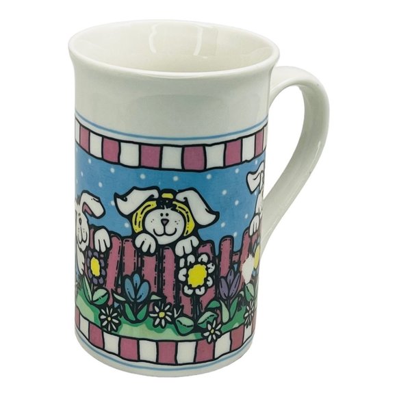 Royal Norfolk Other - Easter Bunny Rabbit Flower Garden Coffee Tea Cup Mug Royal Norfolk 12oz